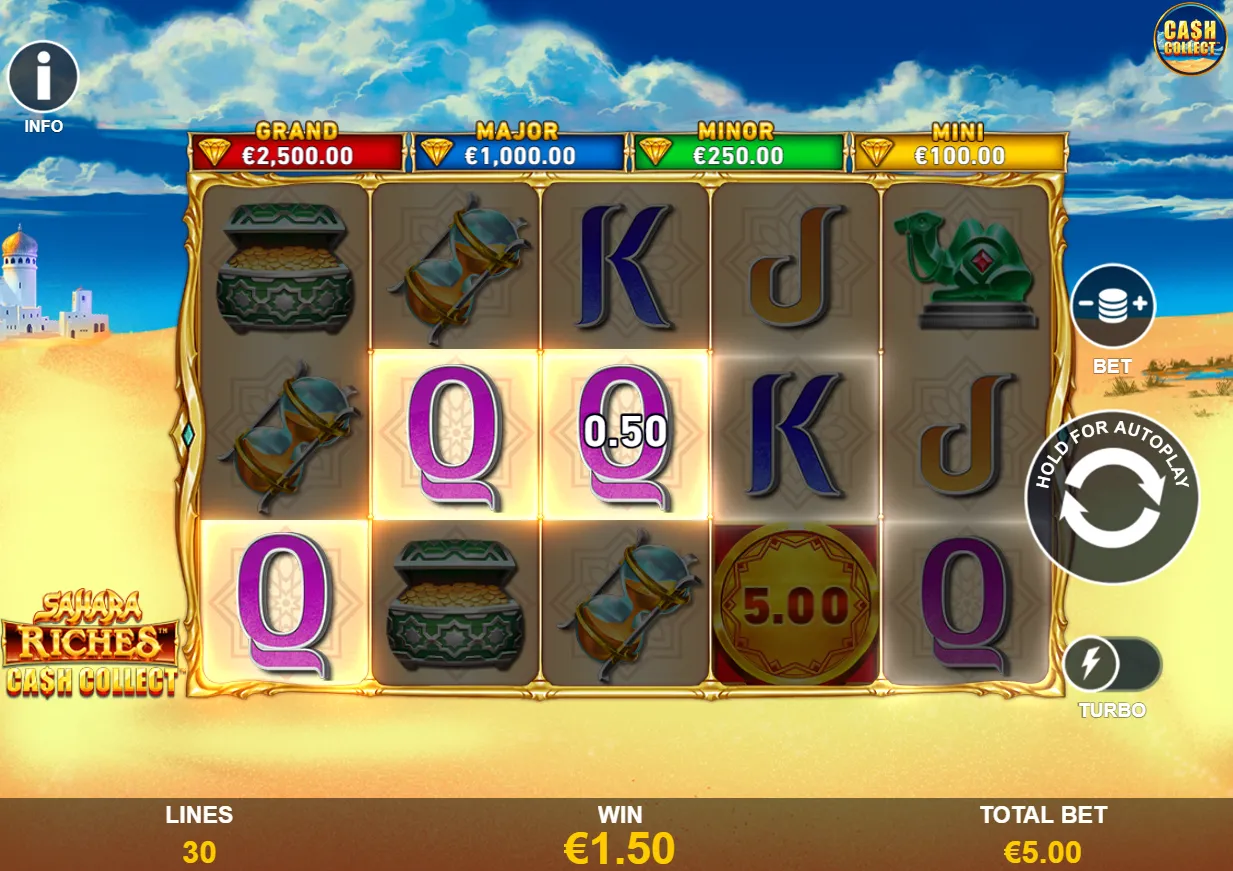 Sahara Riches Cash Collect demo